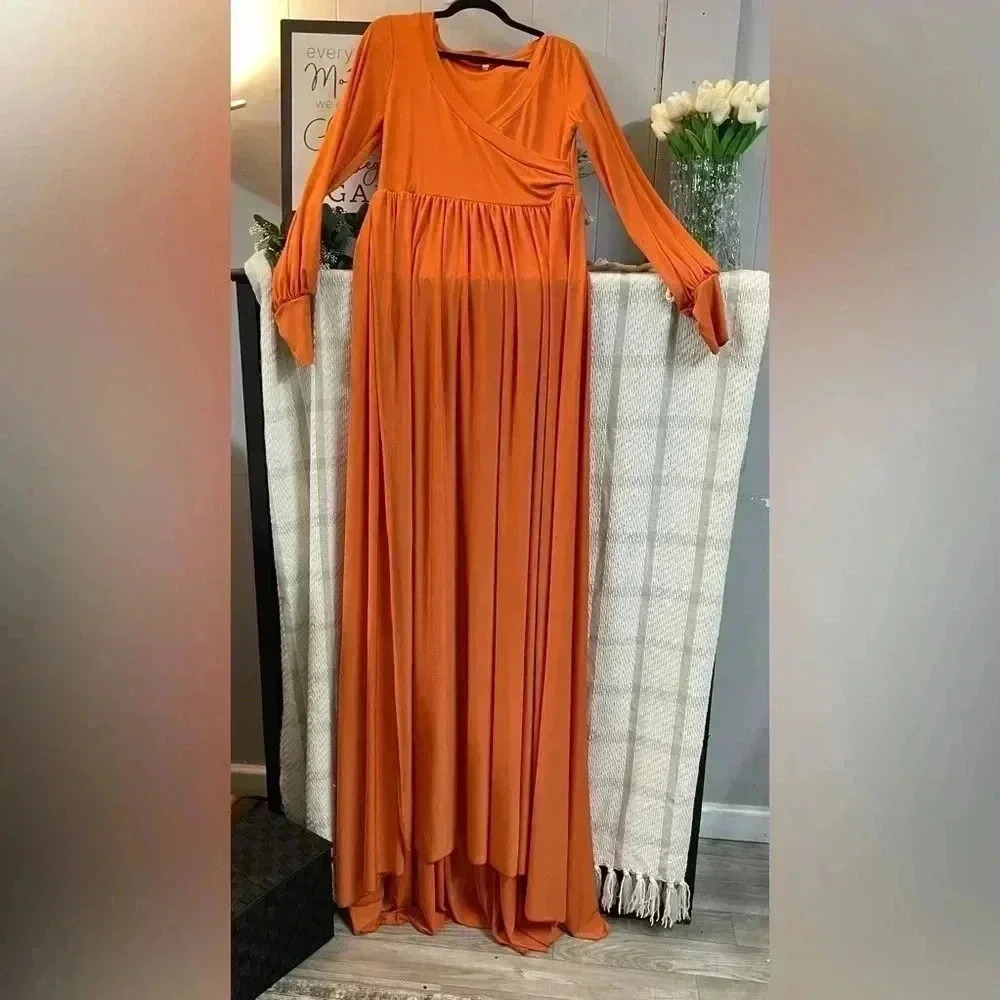 Orange Maxi Dress